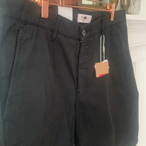 NWT NN07 No Nationality Solid Shorts in Navy - Picture 4 of 11